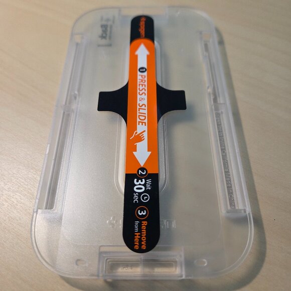 ONE Clear Glass SPIGEN EZ FIT for IPHONE 12 MINI Screen Protection AGL01815 - Picture 7 of 8